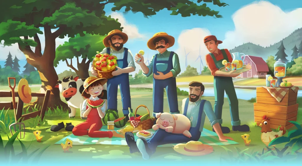 Farmers World gameplay screenshot 1 – Building crypto game on WAX
