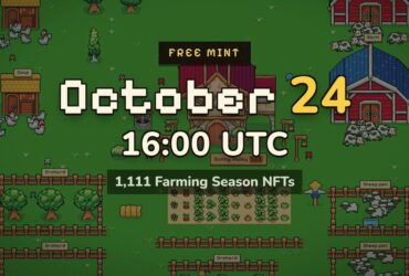 farming season to open free 1111 piece holder nft mint on oct 24 In Brief: