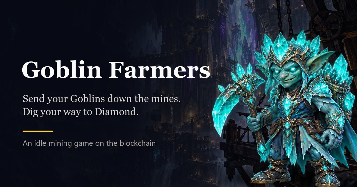 Goblin Farmers Beta Launch – Diamond Mine Public Race