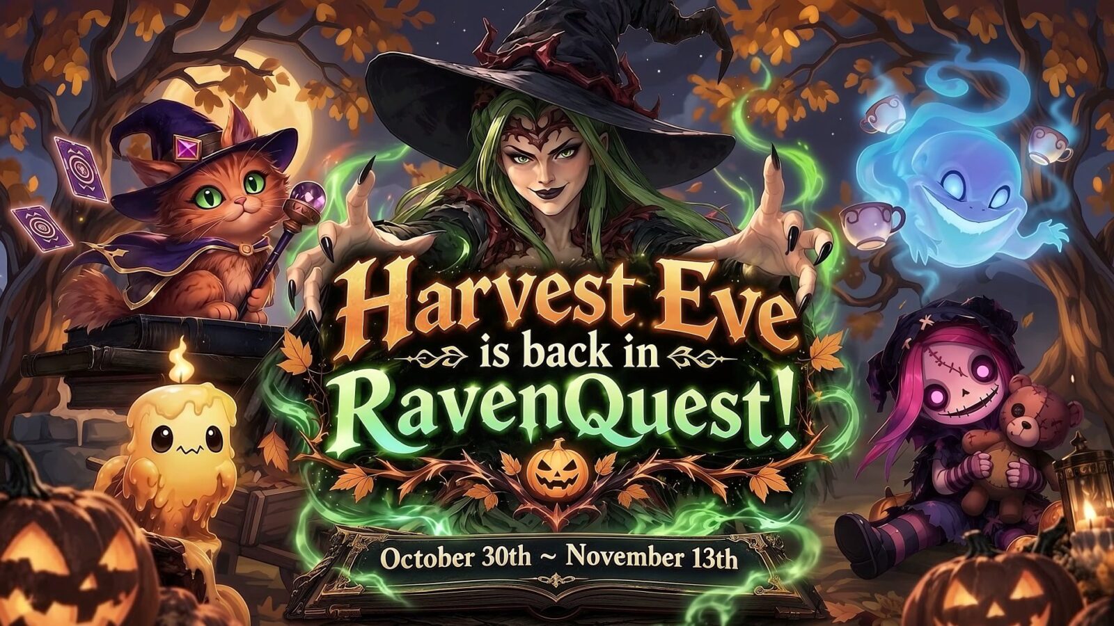 Harvest Eve returns to RavenQuest's Ravencrest until Nov. 13 25 harvest eve returns to ravenquests ravencrest until nov 13 In Brief: