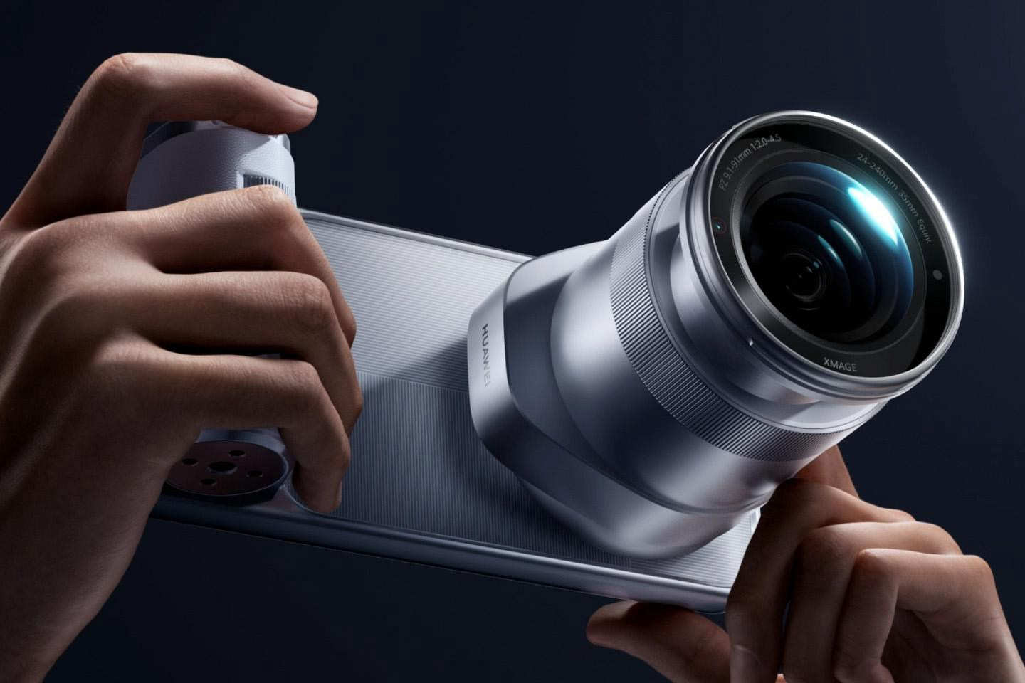 Huawei's Ruiying Z10 is a full camera that clips onto the Mate 90 Pro Max 25 huaweis ruiying z10 is a full camera that clips onto the mate 90 pro The image sensor in Huawei's latest phone accessory is bigger than any sensor in the phone it attaches to. That alone sums up the Ruiying Z10, a 24-240mm zoom lens for the Mate 90 Pro Max that carries a sensor of its own.