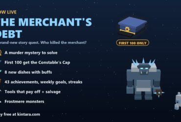 kintaras traveling merchant is dead and the merchants debt mystery hands a constables cap to the first 100 solvers In Brief: