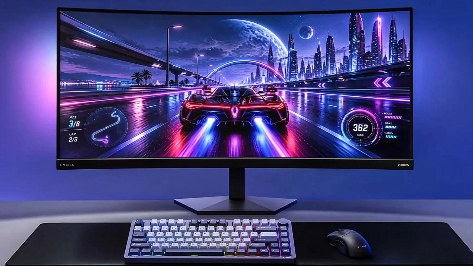 Philips Evnia 36M4C5500P is billed as the first 36-inch curved gaming monitor 25 philips evnia 36m4c5500p is billed as the first 36 inch curved gaming monitor For years, gaming monitors have mostly been sold at two sizes: 27 inches and 32 inches. Going larger usually meant buying a TV. Philips now says it has a monitor that fills the gap.