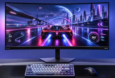 philips evnia 36m4c5500p is billed as the first 36 inch curved gaming monitor For years, gaming monitors have mostly been sold at two sizes: 27 inches and 32 inches. Going larger usually meant buying a TV. Philips now says it has a monitor that fills the gap.