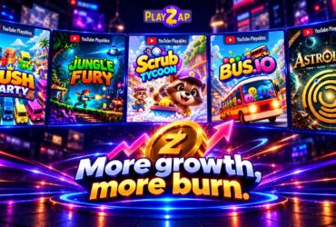 playzap pledges its youtube playables income to buying back and burning pzp once ad revenue sharing starts In Brief: