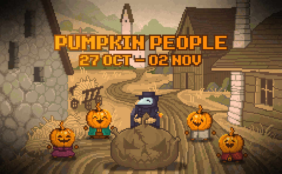 rollercoin opens pumpkin people halloween event running october 27 to november 2 RollerCoin (official site) has opened its Halloween event, Pumpkin People, which lasts from October 27 to November 2. The week includes Progression Events, puzzles, Lootboxes, mystery rewards and sales that only last a short time.