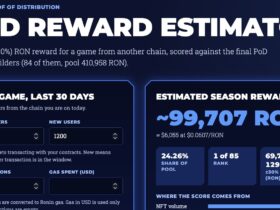 Ronin's new calculator shows studios on other chains what Proof of Distribution could pay them 30 ronin pod reward estimator In Brief:
