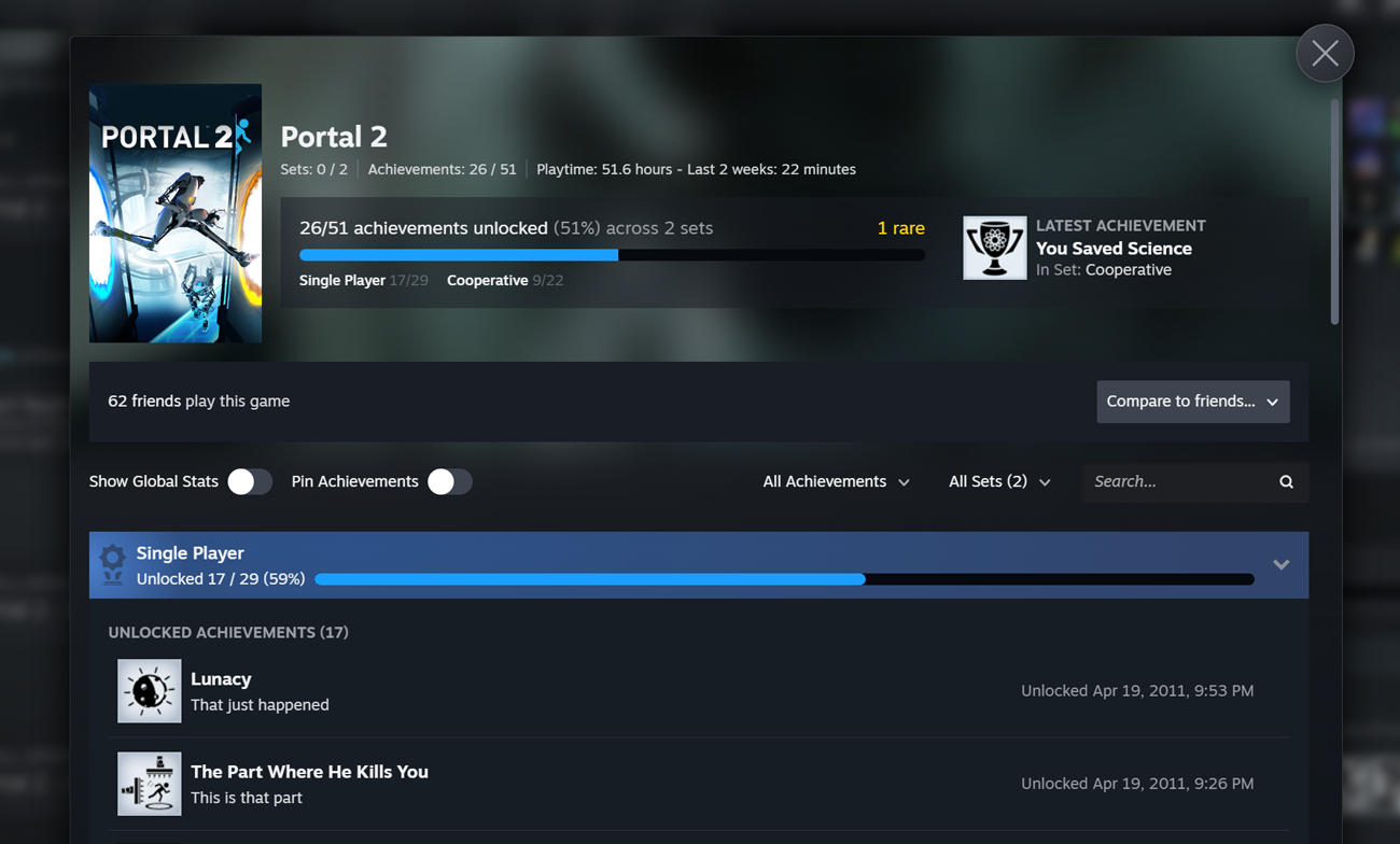 Valve is overhauling Steam achievements from the ground up