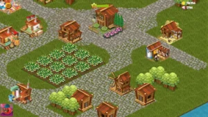 Veggies Farm gameplay screenshot 2 – Casual crypto game on Polygon
