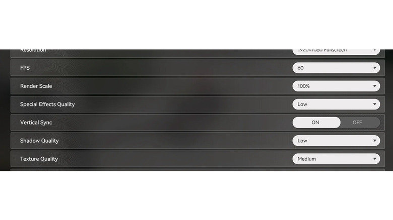 V-Sync Explained: How Vertical Sync Changes Your PC's Frame Rate 28 A game's display settings with vertical sync turned on